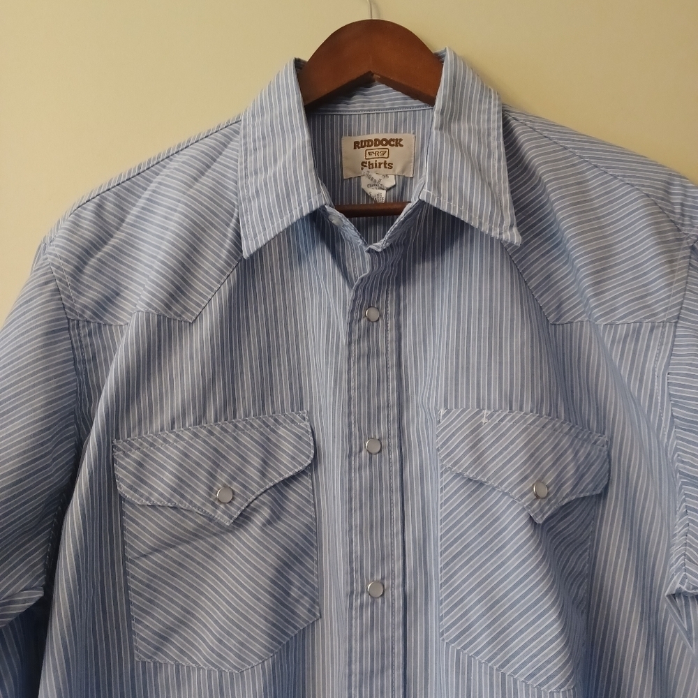 Western shirt by Ruddock men's size 17 sleeve 35